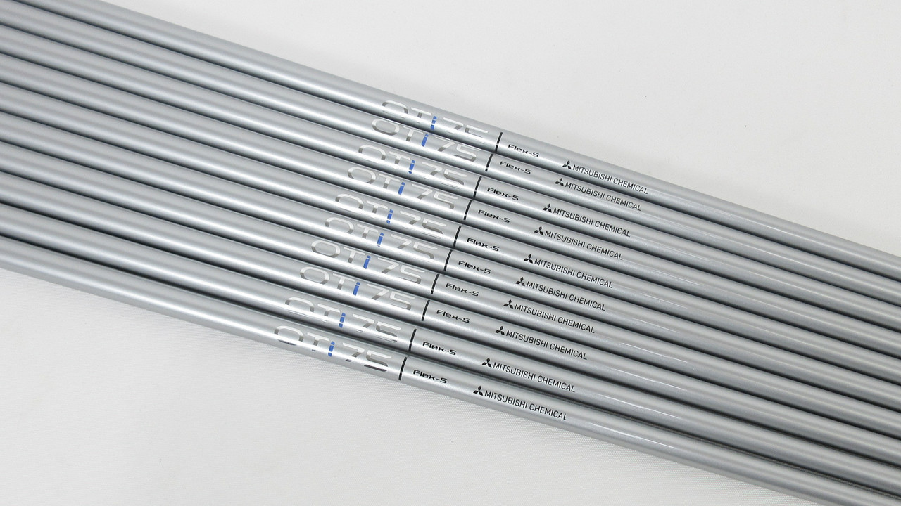 10pc -NEW- MITSUBISHI CHEMICAL OTi 75 Stiff Flex GRAPHITE IRON SHAFTS .370